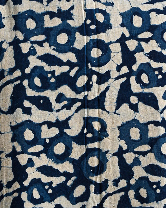 Elegant Dabu Print Cotton Suit Paired with Kota Doria Dupatta - Colours Of Ethnic